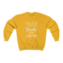 Load image into Gallery viewer, THANKS & GIVING COZY SWEATSHIRT