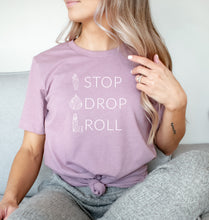 Load image into Gallery viewer, STOP DROP ROLL COZY TEE