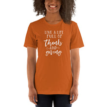 Load image into Gallery viewer, THANKS & GIVING COZY TEE