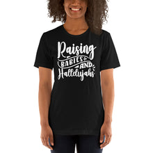Load image into Gallery viewer, RAISING BABIES AND HALLELUJAHS COZY TEE