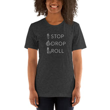 Load image into Gallery viewer, STOP DROP ROLL COZY TEE