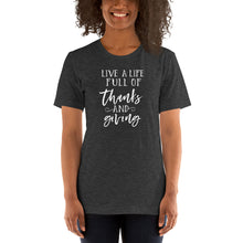 Load image into Gallery viewer, THANKS & GIVING COZY TEE