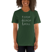 Load image into Gallery viewer, STOP DROP ROLL COZY TEE