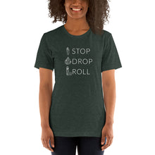 Load image into Gallery viewer, STOP DROP ROLL COZY TEE