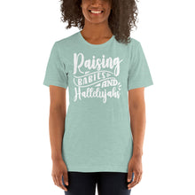 Load image into Gallery viewer, RAISING BABIES AND HALLELUJAHS COZY TEE