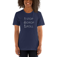 Load image into Gallery viewer, STOP DROP ROLL COZY TEE