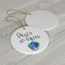 Load image into Gallery viewer, PEACE ON EARTH CHRISTMAS ORNAMENT
