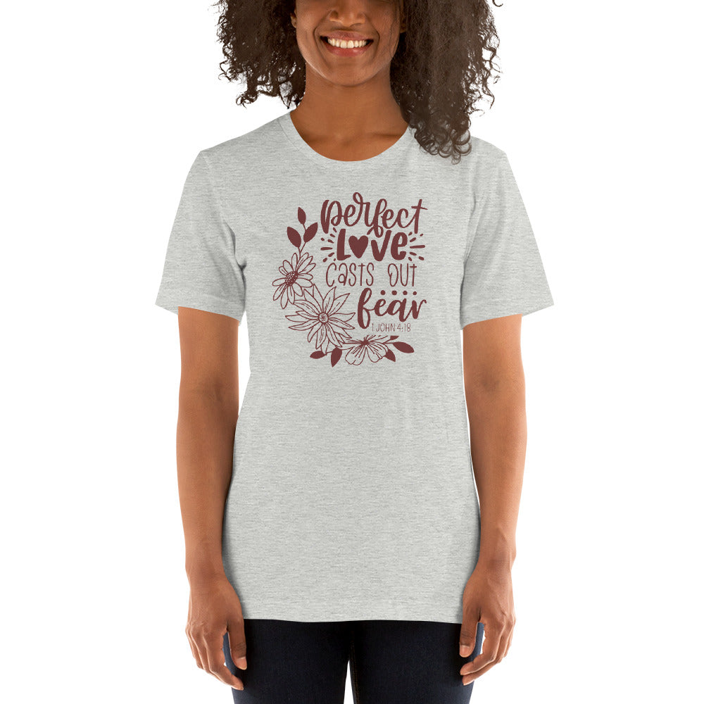 PERFECT LOVE CASTS OUT FEAR COZY TEE